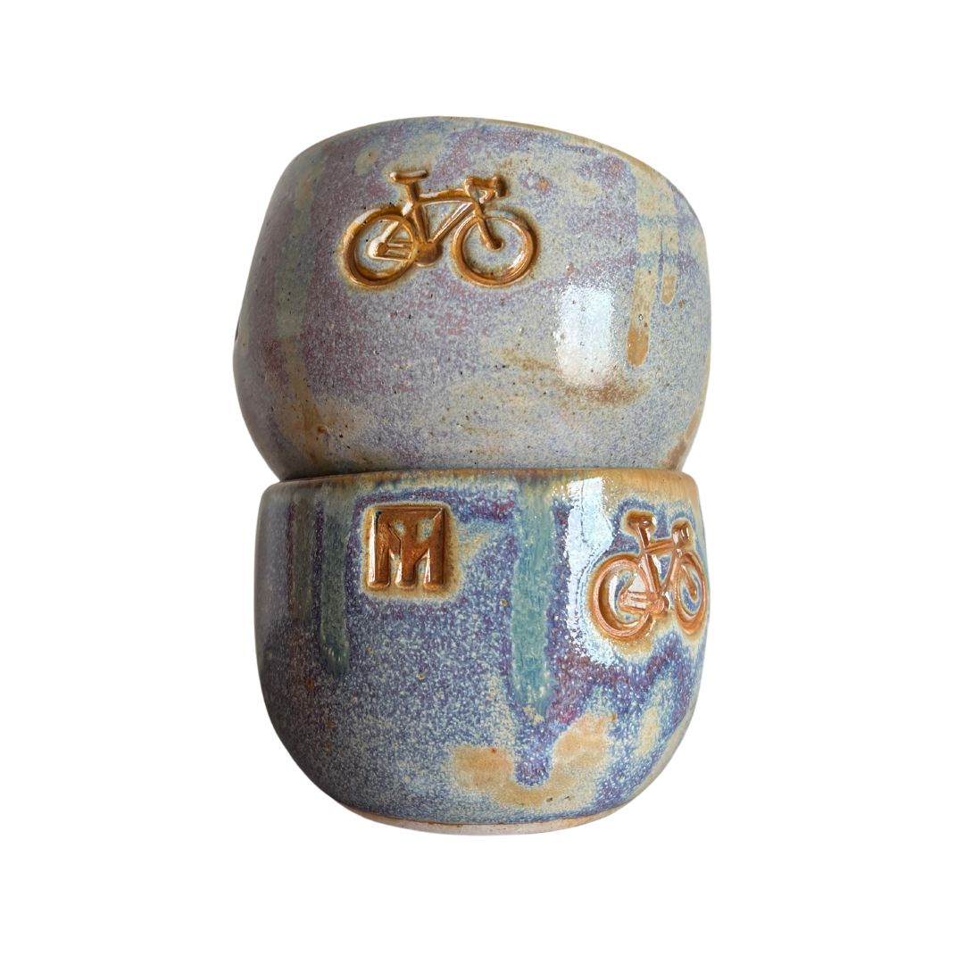 TAZA ARTESANAL TM BICI CÓSMICA