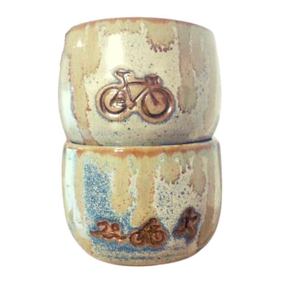 TAZA ARTESANAL TM BICI CÓSMICA