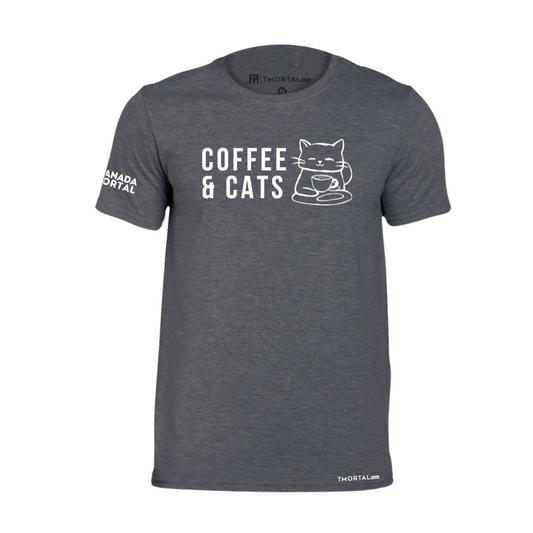 PLAYERA MANADA MORTAL - COFFEE & CATS [PREVENTA]