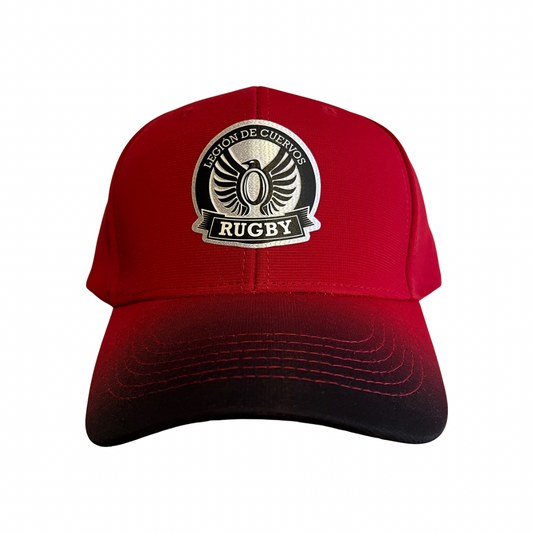 GORRA CUERVOS - SPORT ROJA DEGRADADO A NEGRO