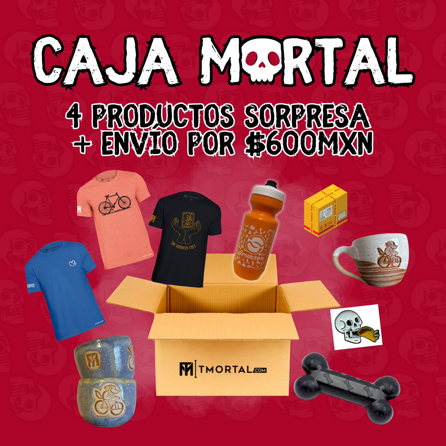 CAJA MORTAL $600