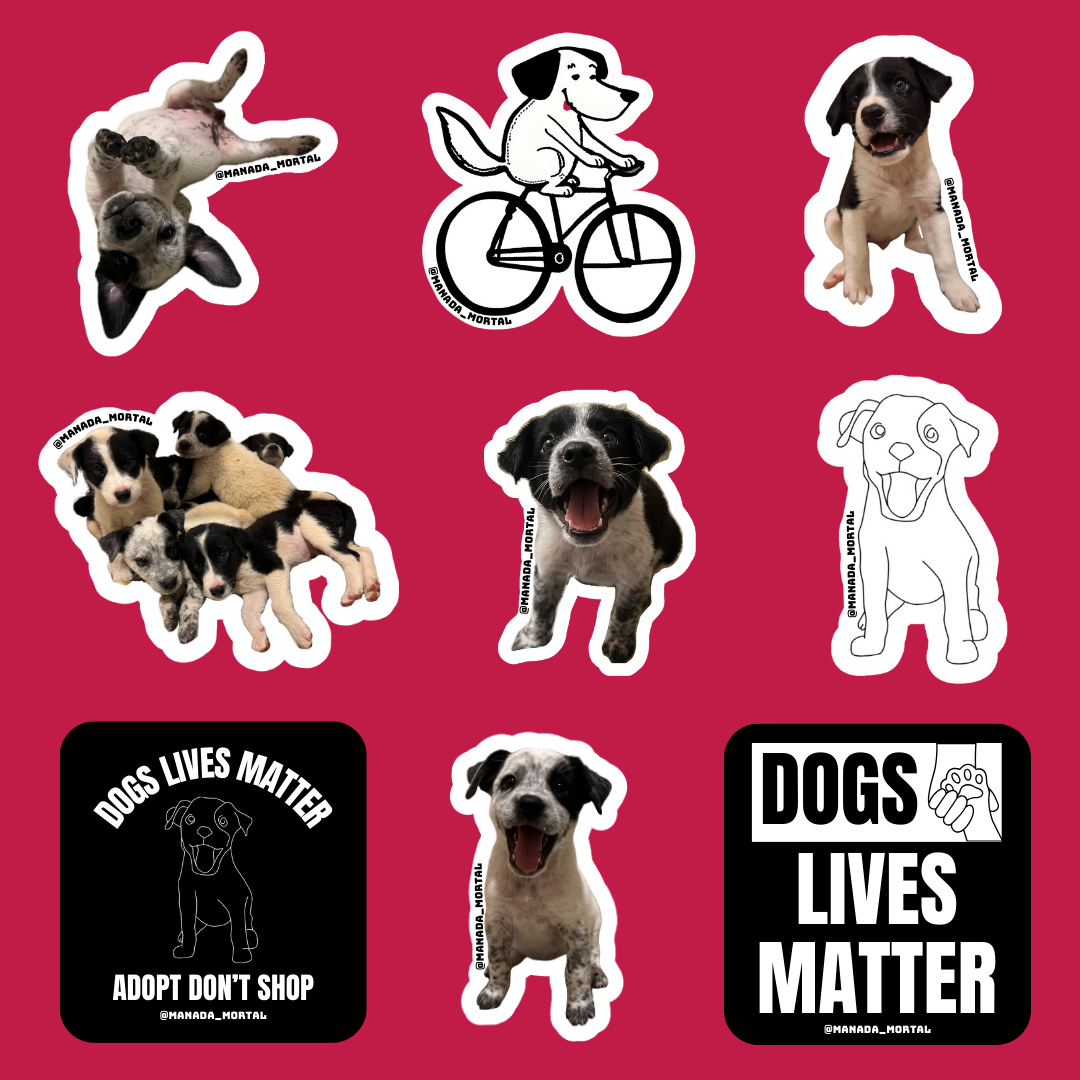 STICKERS MANADA MORTAL - SET DE STICKERS [PREVENTA]