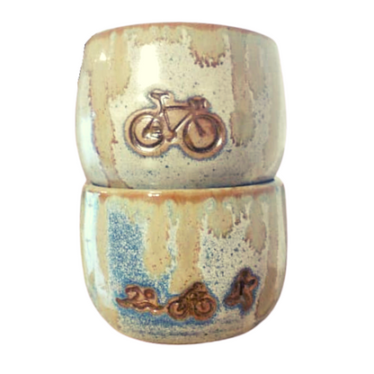 TAZA ARTESANAL TM BICI CÓSMICA [PREVENTA]