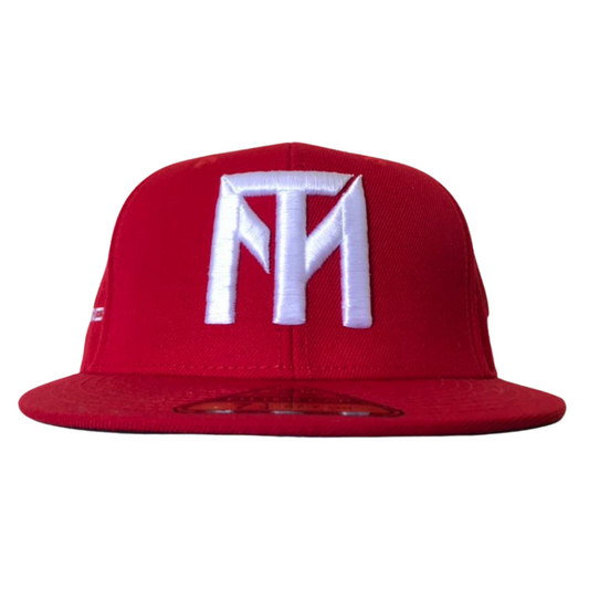 GORRA FITTED ROJA LOGO TM