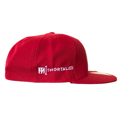 GORRA FITTED ROJA LOGO TM