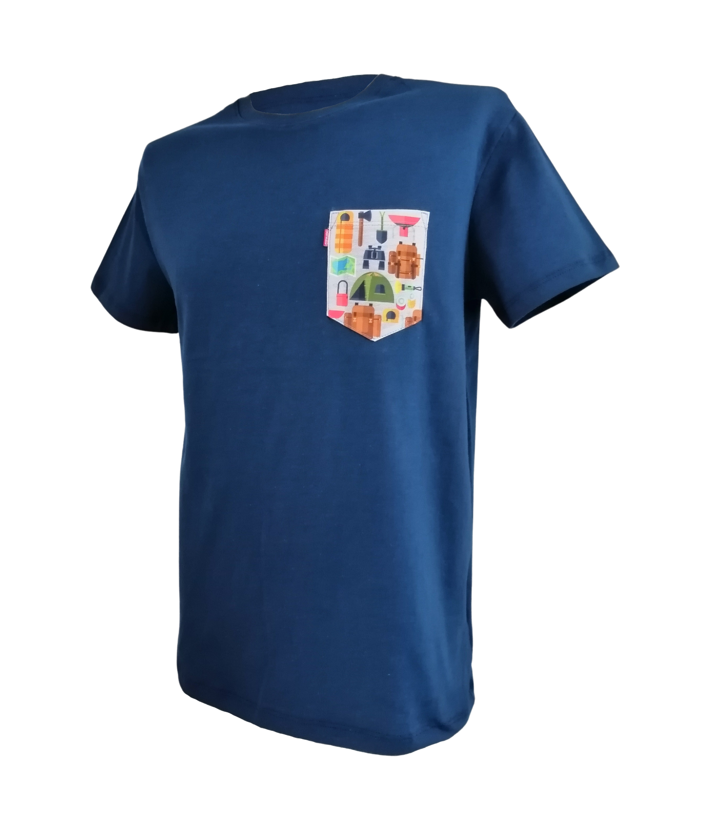 PLAYERA TM CASUAL CAMP AZUL