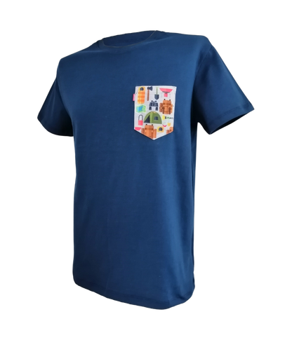 PLAYERA TM CASUAL CAMP AZUL