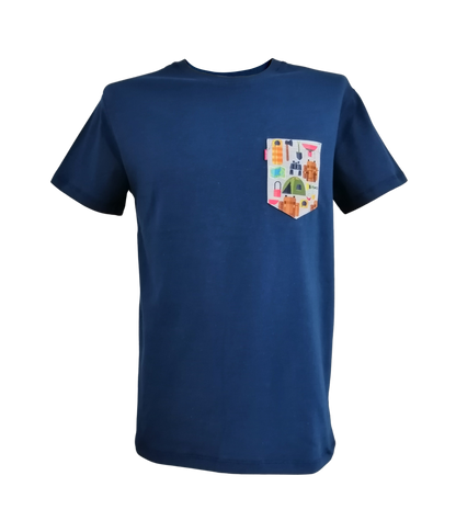 PLAYERA TM CASUAL CAMP AZUL