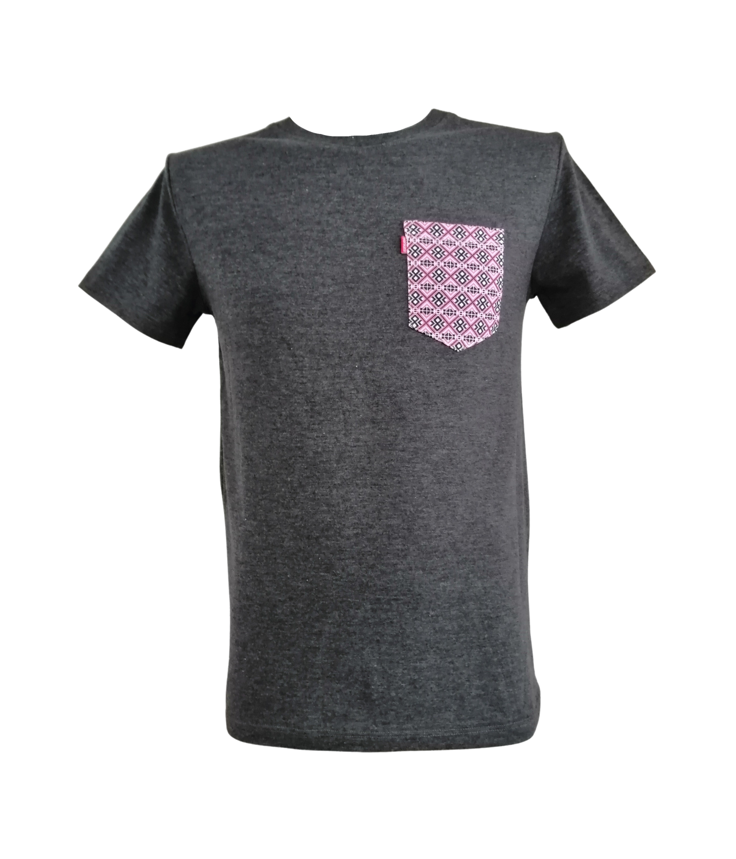 PLAYERA TM CASUAL GRID ROSA