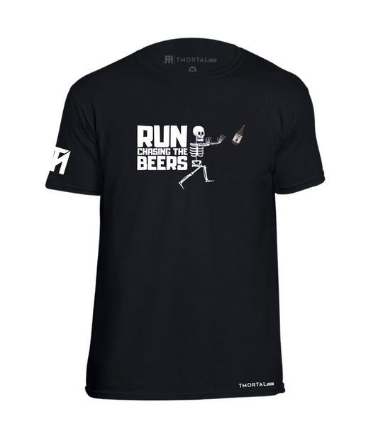 PLAYERA TM RUN BEER NEGRA